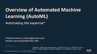 AWS Partner Webinar: AutoML