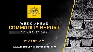 WEEK AHEAD COMMODITY REPORT: Gold, Silver & Crude Oil Price Forecast: 5 - 9 August 2024