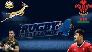 Springboks vs Wales on Rugby Challenge 4