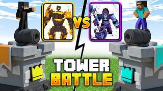 TOWER BATTLE: MOB COMPETITION in Minecraft