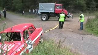 Eifel Rallye Festival 2011 Drift & Crash / Unfall Fiat Opel Audi Ford Porsche