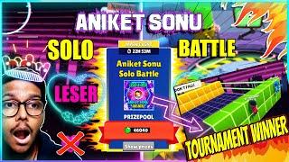 Indonesian Player Win My Tournament  | Aniket Sonu Solo Tournament Winner