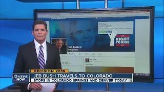 Jeb Bush visits Colorado Tuesday