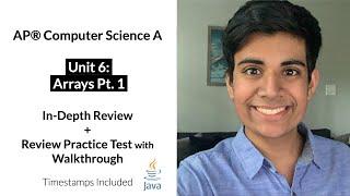 APCS Unit 6 (Part 1): Arrays In-Depth Review and Practice Test | AP Computer Science A