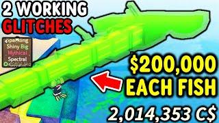 Catching MOST VALUABLE FISHES With WORKING GLITCHES in Roblox Fisch..