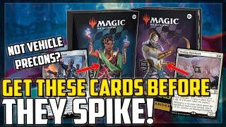 BUY THESE NOW! Cards To Get For The Aetherdrift Precons BEFORE They Spike! | Magic: The Gathering