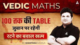 1 to 100 Table | Multiplication Table From 1 to 100 Tricks | By Shantanu Shukla