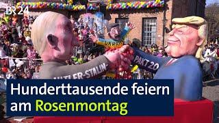 Rosenmontagsumzüge in den Karnevalshochburgen | BR24