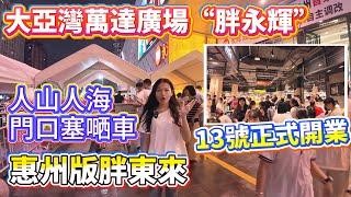 大亞灣萬達廣場“胖永輝” 【惠州版胖東來】 門口塞嗮車 人山人海！全新商品上架！13號正式開業 #惠州樓盤 #退休 #臨深樓盤 #養老