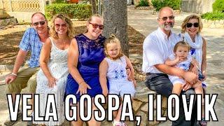 VELA GOSPA on Island ILOVIK in CROATIA | Assumption of Mary Catholic Holiday and After Party VLOG