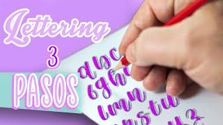 3 SENCILLOS PASOS PARA HACER LLETERING - Lettering para principiantes | Marialis