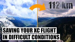 Saving your flight in difficult conditions | Kössen to Pinzgau and back