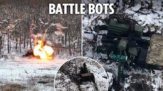 World’s first all-ROBOT battle force targets Russian frontline in Ukraine