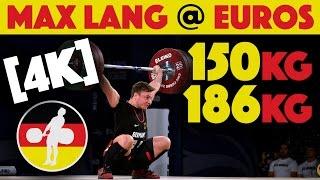 Max Lang (77) - 150kg Snatch / 186kg Clean and Jerk [4k]