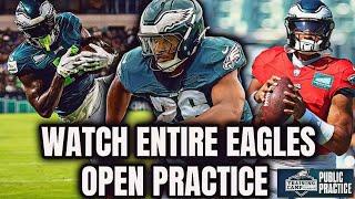 Watch Entire Philadelphia Eagles Open Practice Day 6 of Training Camp + Full Highlights