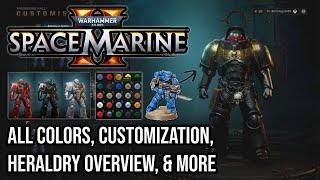 ALL ASTARTES HERALDRY & CUSTOMIZATION TIPS! | Warhammer 40k: Space Marine 2