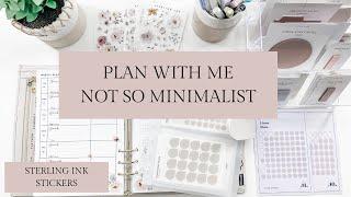 Plan with me | Functional Planning | Sterling Ink Stickers