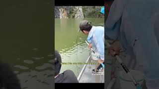 tét cần  bằng chú cá trăm đen 32kg #cauca #câucá #fishing #fish #2024