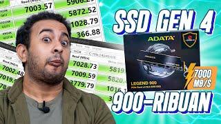 SSD GEN 4 7000 MB/s cuma 900 ribuan! | Review SSD ADATA LEGEND 900