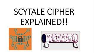 SCYTALE CIPHER EXPLAINED!!!