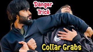 WILL YOU TRY| A Very Powerful  Collar Grabs Self Defense Technique