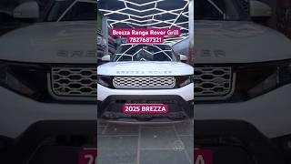 Range Rover Style Grill Installed on 2025 Brezza | Bold New Look!