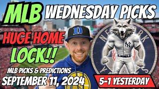 HUGE MLB LOCK!! MLB Picks Today 9/11/2024 | Free MLB Picks, Predictions & Sports Betting Advice