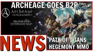 ArcheAge Unchained Revealed | Path of Titans Dinosaur MMO | Hegemony Minecraft MMO