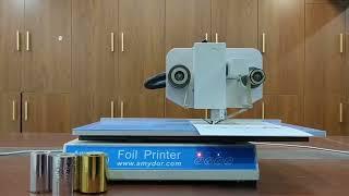 Amydor amd8025 digital foil printer machine for diary, thesis, books
