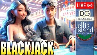  LIVE BLACKJACK 21 AT ELLIS ISLAND CANDLIGHTERS LAS VEGAS