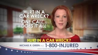 Hurt In A Car Accident? Call 1-800-INJURED For Tulsa OK Injury Lawyer Mike Green