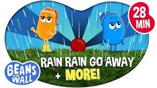 Rain Rain Go Away + More! | Compilation | Kids Songs | Beans in the Wall