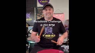 Single Paradiddle Challenge 140 bpm to 210 BPM!