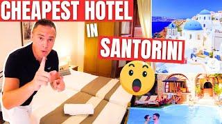 I Find The Cheapest Hotel In Santorini - I Was Shocked!