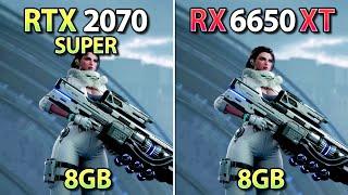 RTX 2070 Super vs RX 6650 XT - New Games Test in 2024 (1080p)