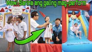 Jhong Hilario, kanyang asawa at anak na si Sarina NAKISAYA Sa Makati Family Day