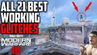 Modern Warfare 3 ALL 21 BEST Working Glitches & Spots In One Video