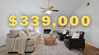 [SOLD SEPT 2023] A Look Inside This Updated Flower Mound Home for UNDER $350,000