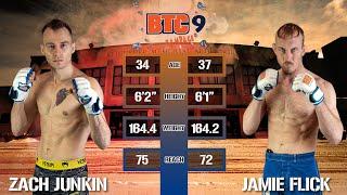 FASTEST KO in BTC Fight History | BTC 9: Rampage - Zach Junkin vs. Jamie Flick - Match #2