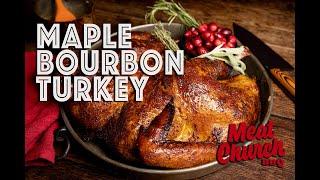 Maple Bourbon Spatchcock Turkey