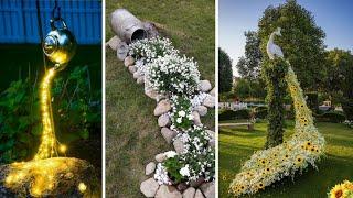 +777 iDEAS de RECICLAJE DE MACETEROS y COSAS VIEJAS para inspirarte y decorar el jardin en tu hogar