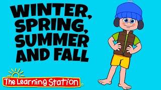 Winter, Spring, Summer and Fall  Seasons Song  Kids Songs by The Learning Station
