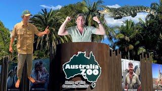 Exploring Australia Zoo! Steve Irwin's famous Australia zoo tour down under!