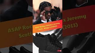 Famous Rappers Sneaker Collaborations#dunkare #SneakerStyle #OutfitInspo #shorts