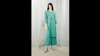 Saya brand 2 piece unstitched lawn collection Shirt/Dupatta and Shirt/Trouser details in description