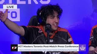 FNATIC (FNC vs. SEN) VCT Masters Toronto Post-Match Press Conference