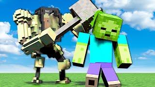 MINECRAFT ZOMBIES VS MECH! (Teardown)
