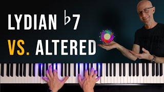 The Lydian b7 vs. The Altered Scale. Workout for Improvisation. Jazz Tutorial
