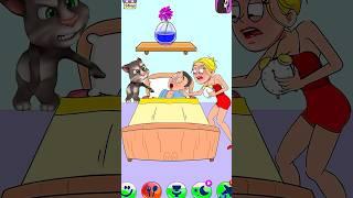 tom pour water on him  my talking tom #funny #mytom2 #mytalkingtom2 #memes #viralshorts