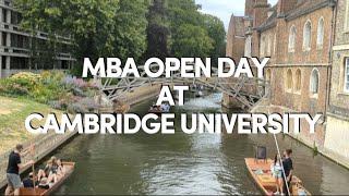 MBA Open Day at Cambridge University, Judge Business School